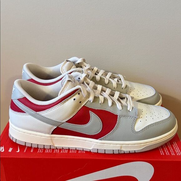 Nike Dunk Low Retro Gym Red Grey HJ9093-030 Men’s Size 13